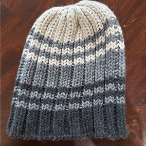 Striped Knit Beanie